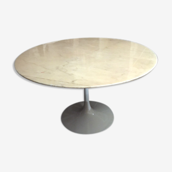 Table basse en marbre Eero Saarinen, édition Knoll