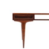 Rectangular Rosewood Coffee Table with Two Drawers, Denmark