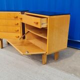 Pair of bedside tables by Frantisek Mezulanik ,manufactured by Novy Domov NP