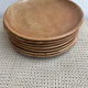 7 dessert plates in stoneware