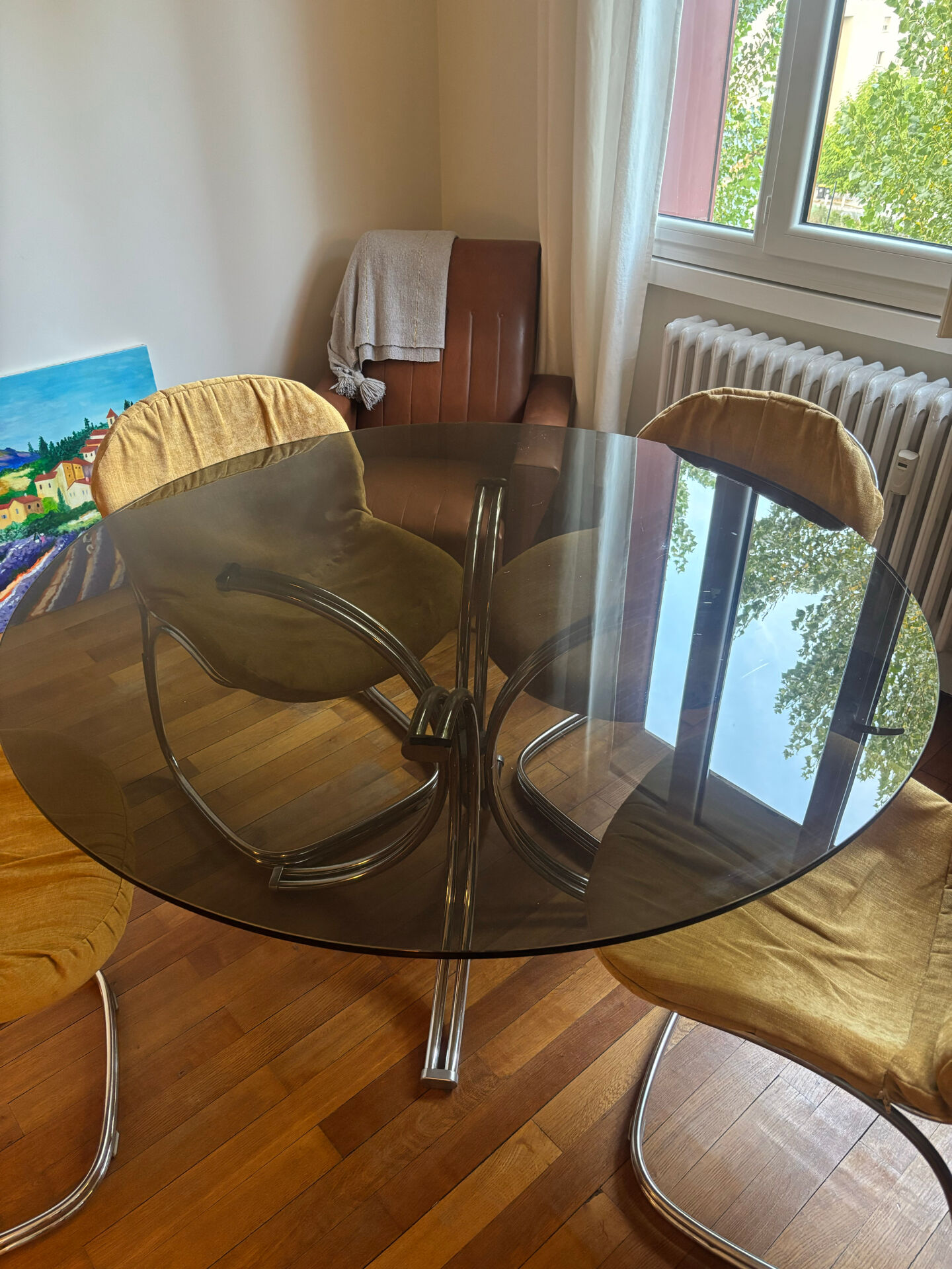 Table + chairs Gaston Rinaldi