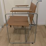 Fauteuil en cuir marc held x monoprix