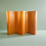 Baumann Sons & Company, large screen made of beech slats circa 1930-1940