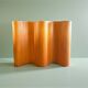 Baumann Sons & Company, large screen made of beech slats circa 1930-1940