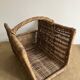 Woven wicker log holder, wood basket