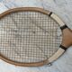 Pair of old tennis rackets circa 1930