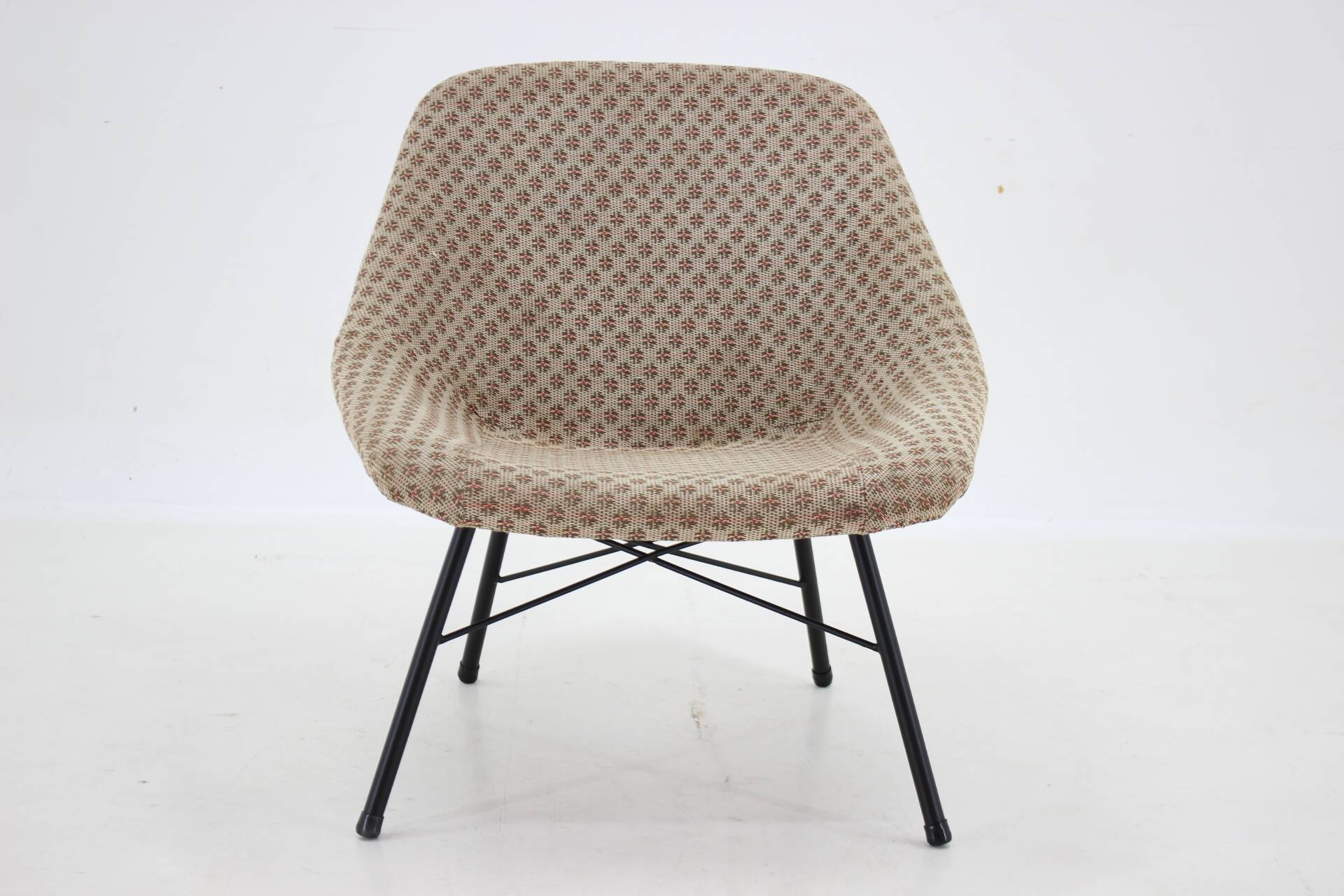 1970s Shell Chair with Iron Base, Germany