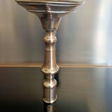 Copper-plated bronze candlestick, 18th century