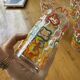 Set of 12 graphic glasses 1970