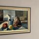 Huile sur panneau – « Nature morte » attribuée à Åke Wilhelm Andersson – 1962