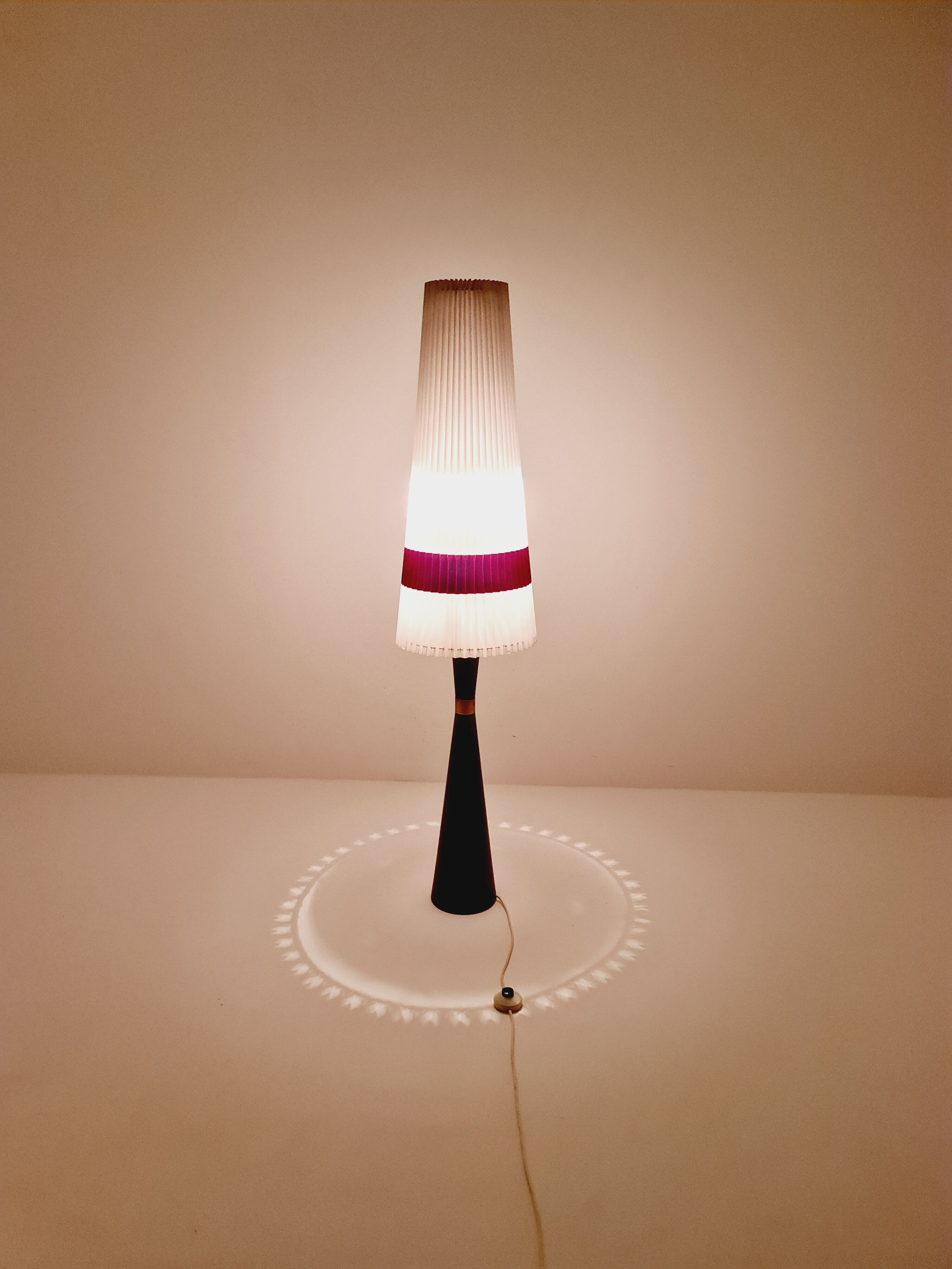 Mid century Danish teak floor lamp  from the 60s