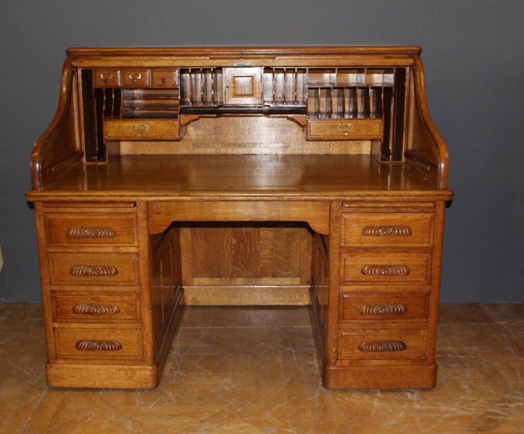 American light oak desk