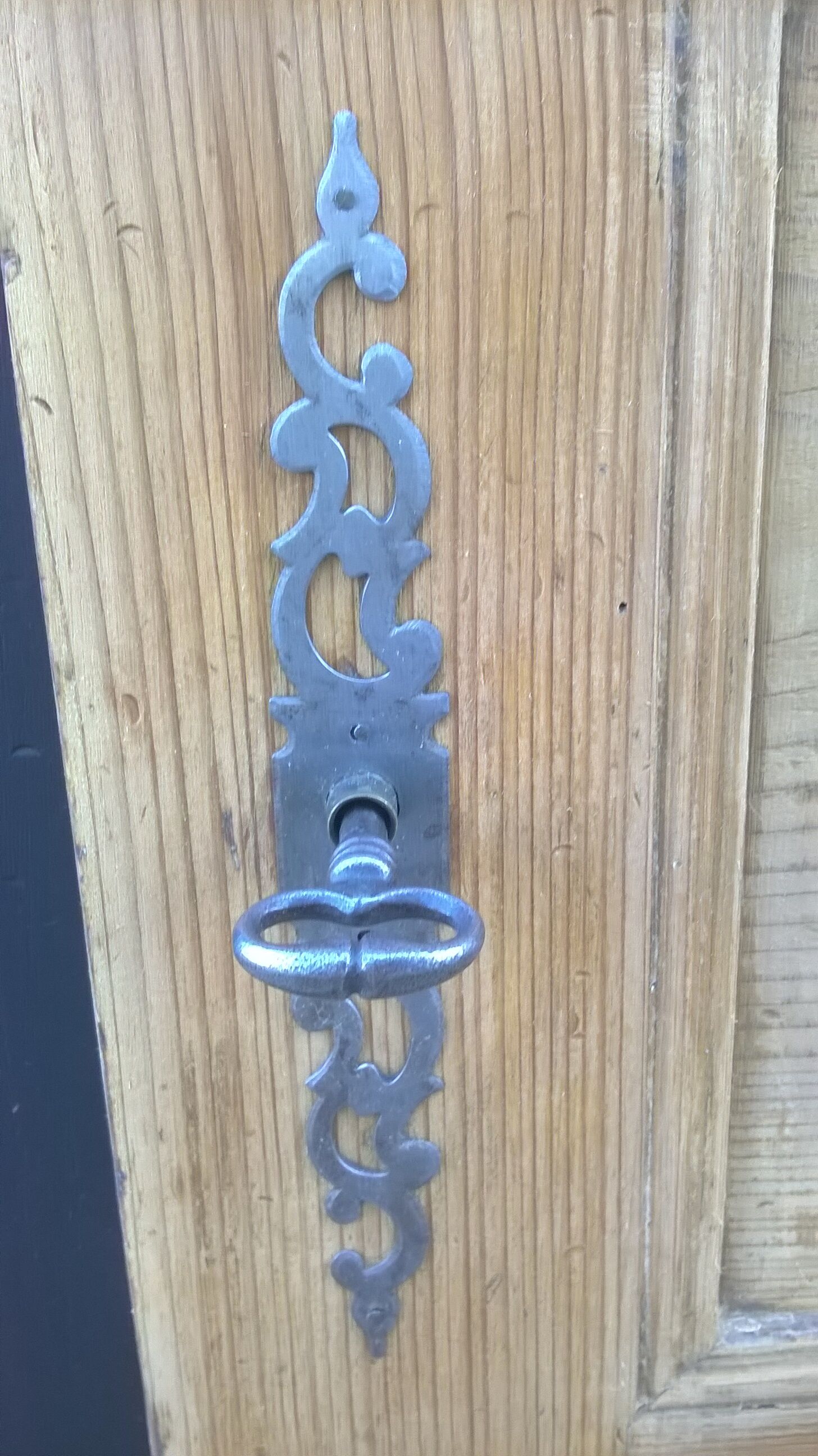 late nineteenth century fir cabinet