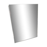 Rectangular old bevelled mirror - 116x84cm