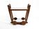 Beautiful, unique 1930s tea trolley bar cart made of solid oak wood