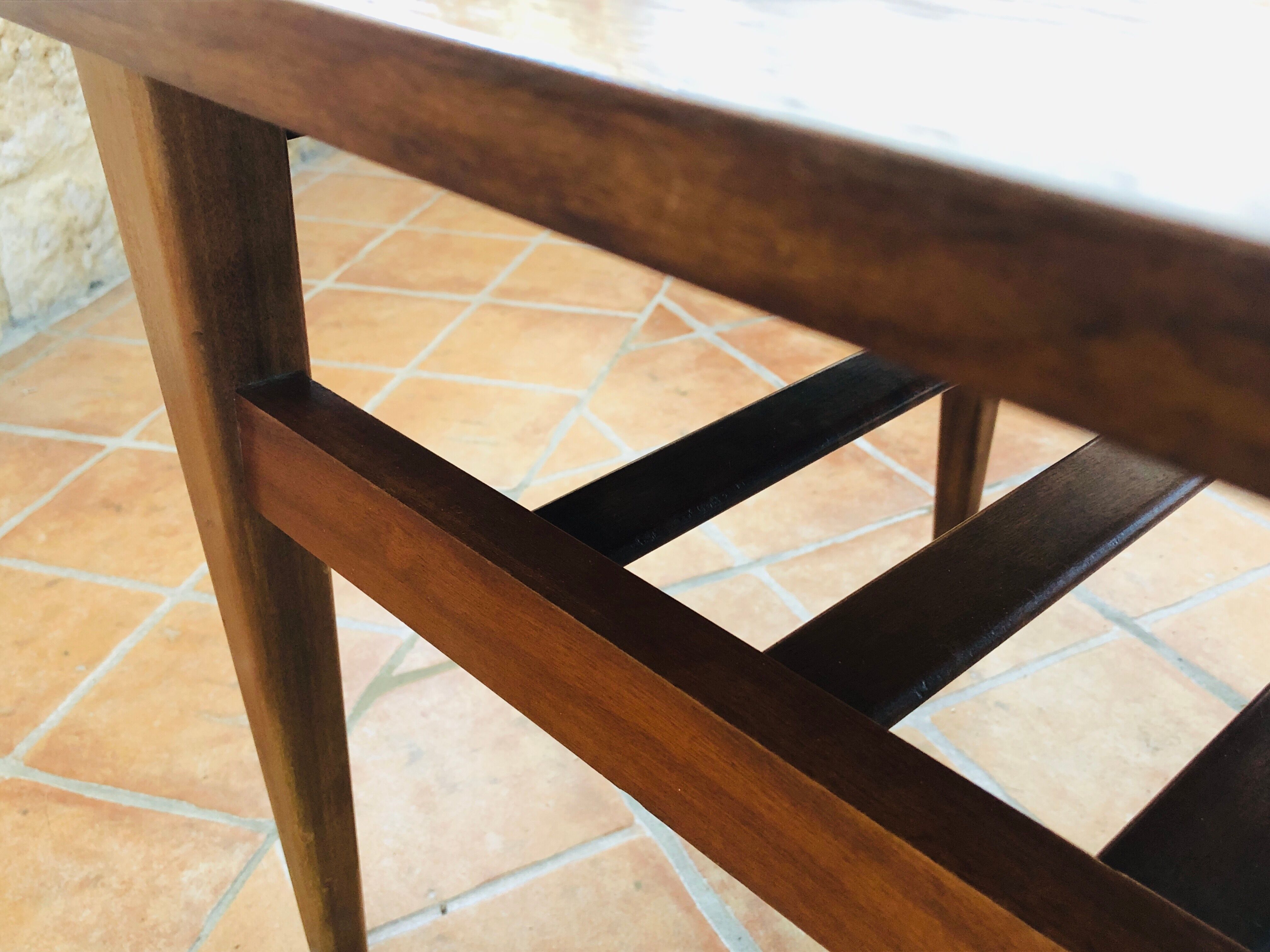 Scandinavian-style teak coffee table, edited by Arnaud, 1960s