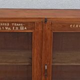 Old glass wall shelf