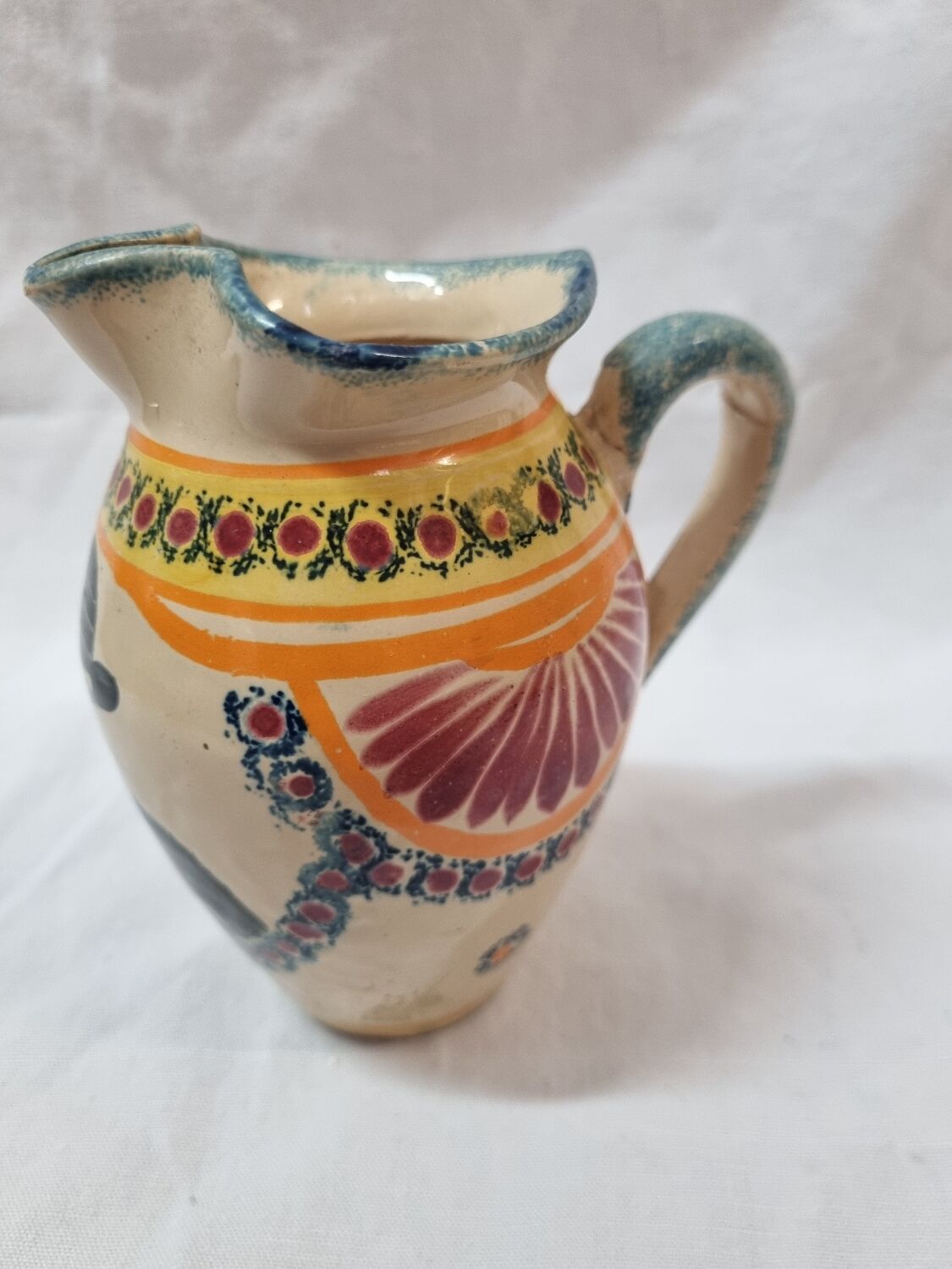 Cider or milk pitcher, Henriot, Quimper 1920