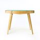 Table basse du milieu du siècle en chêne et verre, Tchécoslovaquie Années 1960