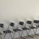 6 zebra folding chairs