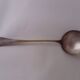 silver-plated metal ladle monogrammed PT orfevrerie L.Auzolle