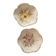2 ceramic bowls with floral decoration