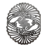 pewter trivet