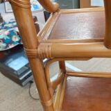 Rattan and canning shelf