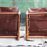 Mid-century chair pair