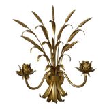 Contemporain or florentin fer forgé oreilles applique murale