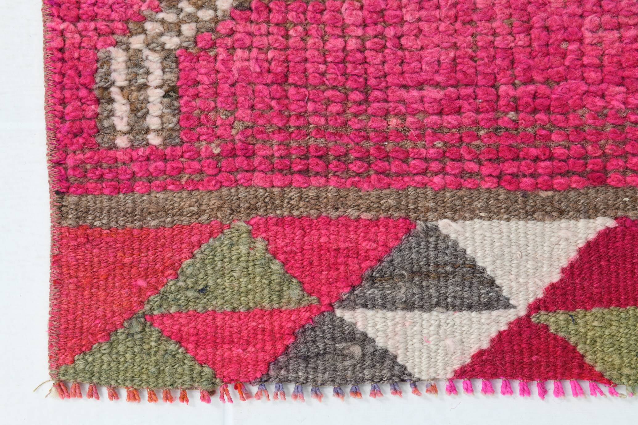3x10 Super Soft Pink Turkish Runner Rug, 100x317Cm