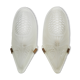 Pair of art deco wall lamps with pine cone pattern