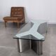 Ypsilon stainless steel table 1970s