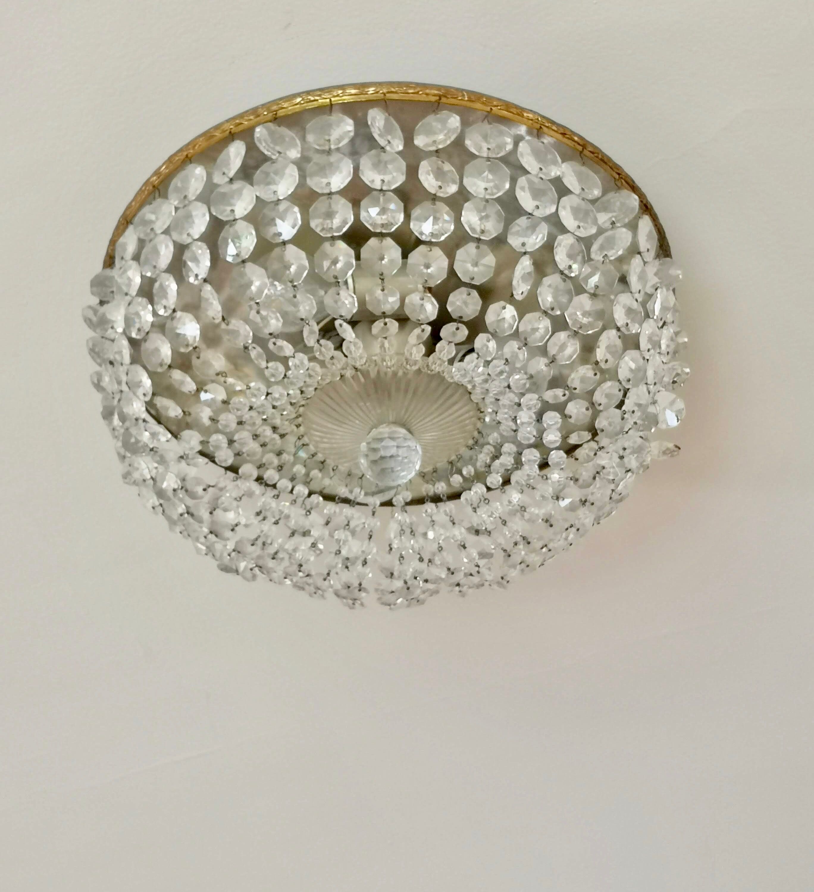 Plafonnier basket with stamps