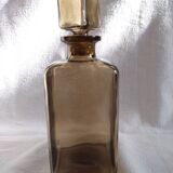 Smoked glass whiskey decanter
