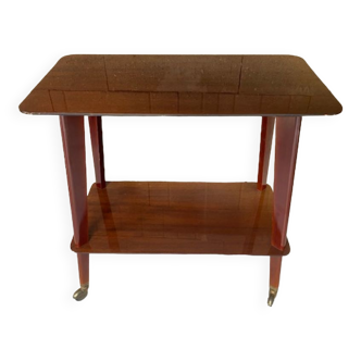 TV cabinet served with vintage wheels an60