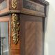 Napoleon III display cabinet in rosewood veneer and marquetry, 19th century.