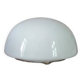 Applique ou plafonnier rond 20 cm en opaline blanche