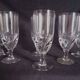 Lot de 6 grands verres à absinthe, h - 18 cm.