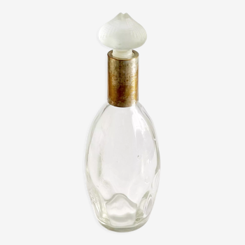 Old glass perfume bottle