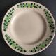 French vintage set of 4 plates, sauce boat and platter, from Longchamps, Cannes model
