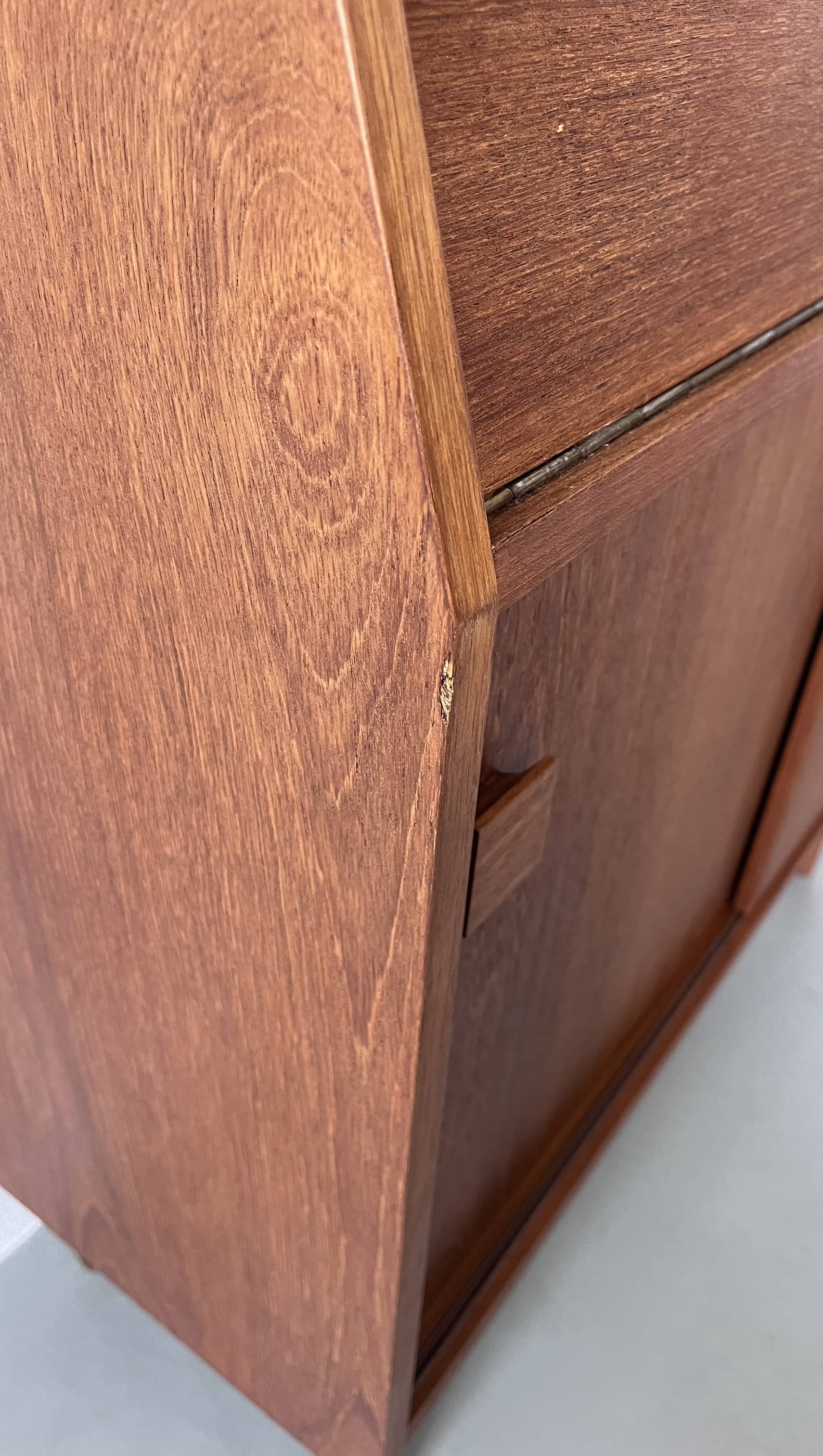 Teak writing desk from the 60