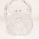 Vintage Transparent Decorative Crystal Plate, Italy, 1960s