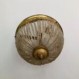 Lustre/basket ceiling / brass hot air balloon and glass