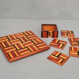 Ensemble dessous de plat avec 6 sous-verres