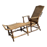 Wicker lounge chair