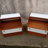 Pair of vintage bedside tables