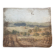20th century harvest landscape painting