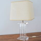 Table lamp » Crystal » David Lange vintage 1970s