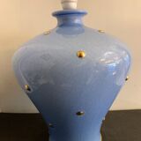 Cracked lamp foot, Longwy enamel Recollets, Beads model